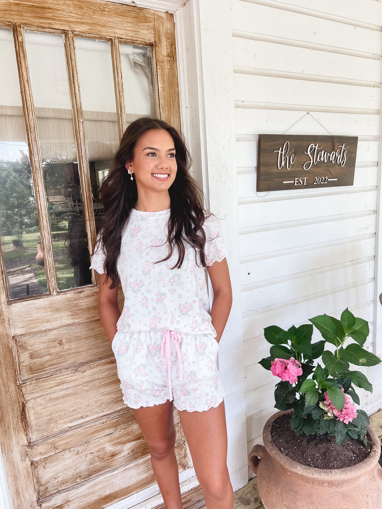 Rylee’s floral PJ set