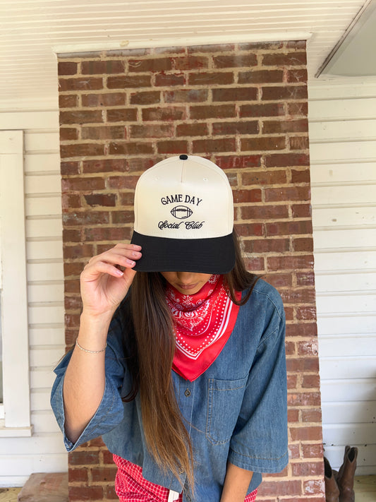 Game day social club hat