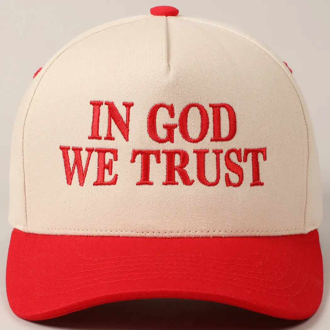 "IN GOD WE TRUST" Trucker Hat