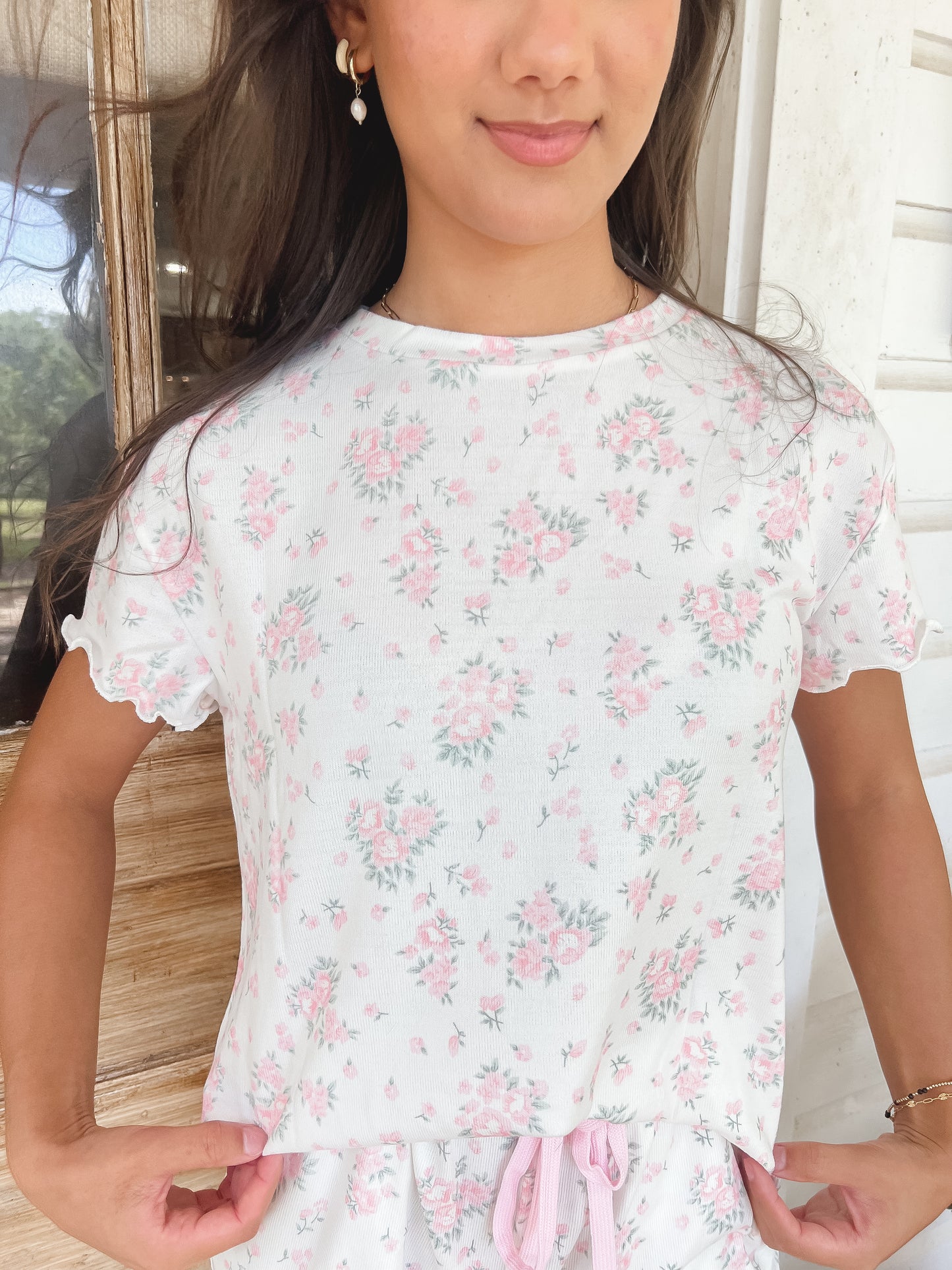 Rylee’s floral PJ set