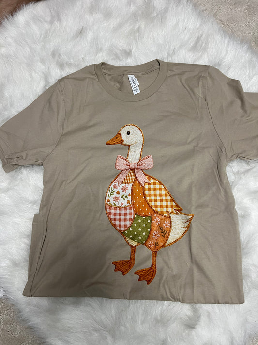 Patchwork Goose Tee