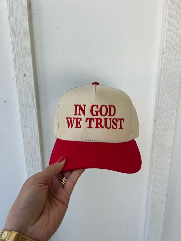 "IN GOD WE TRUST" Trucker Hat