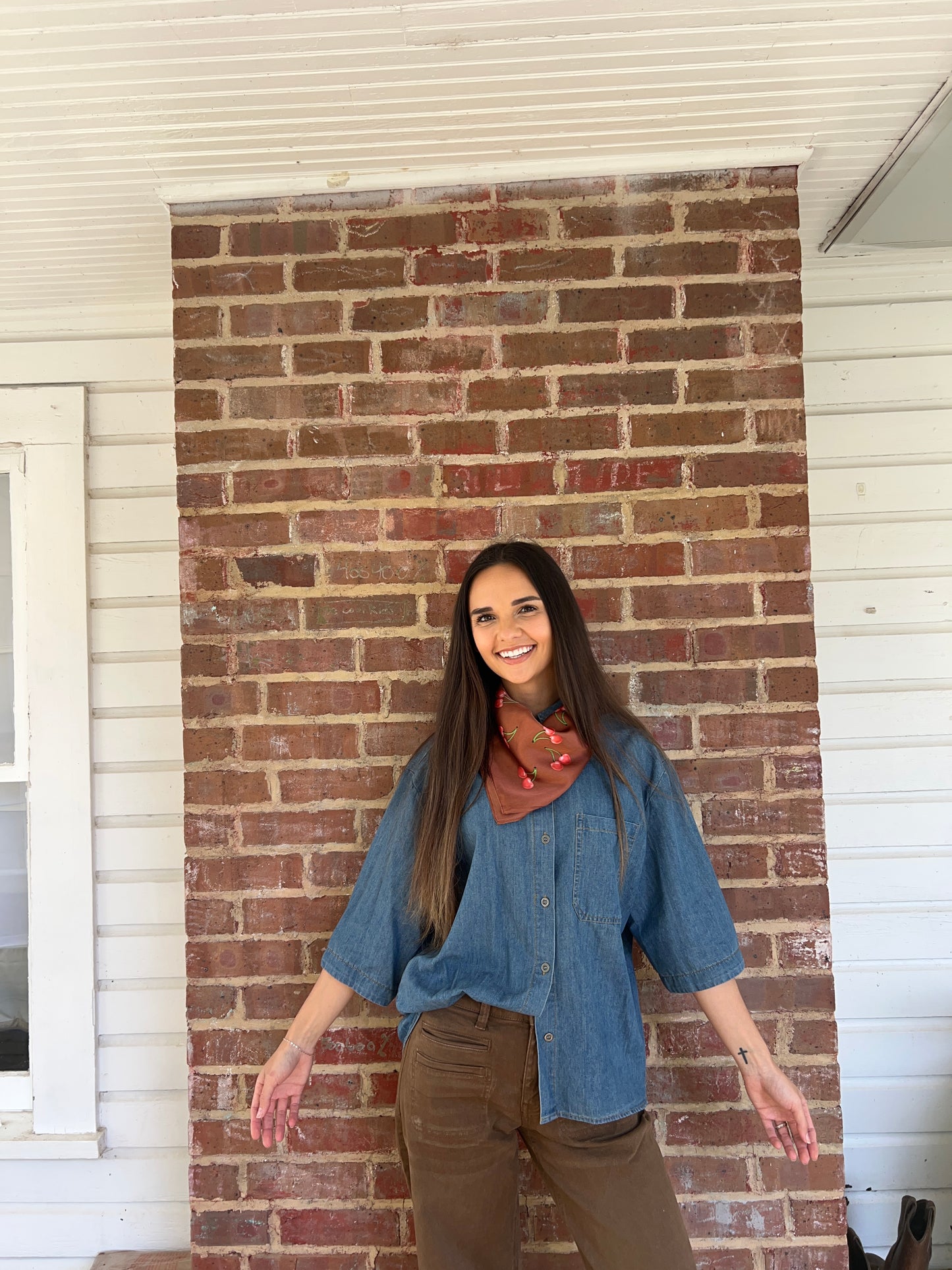 Button up Denim Top