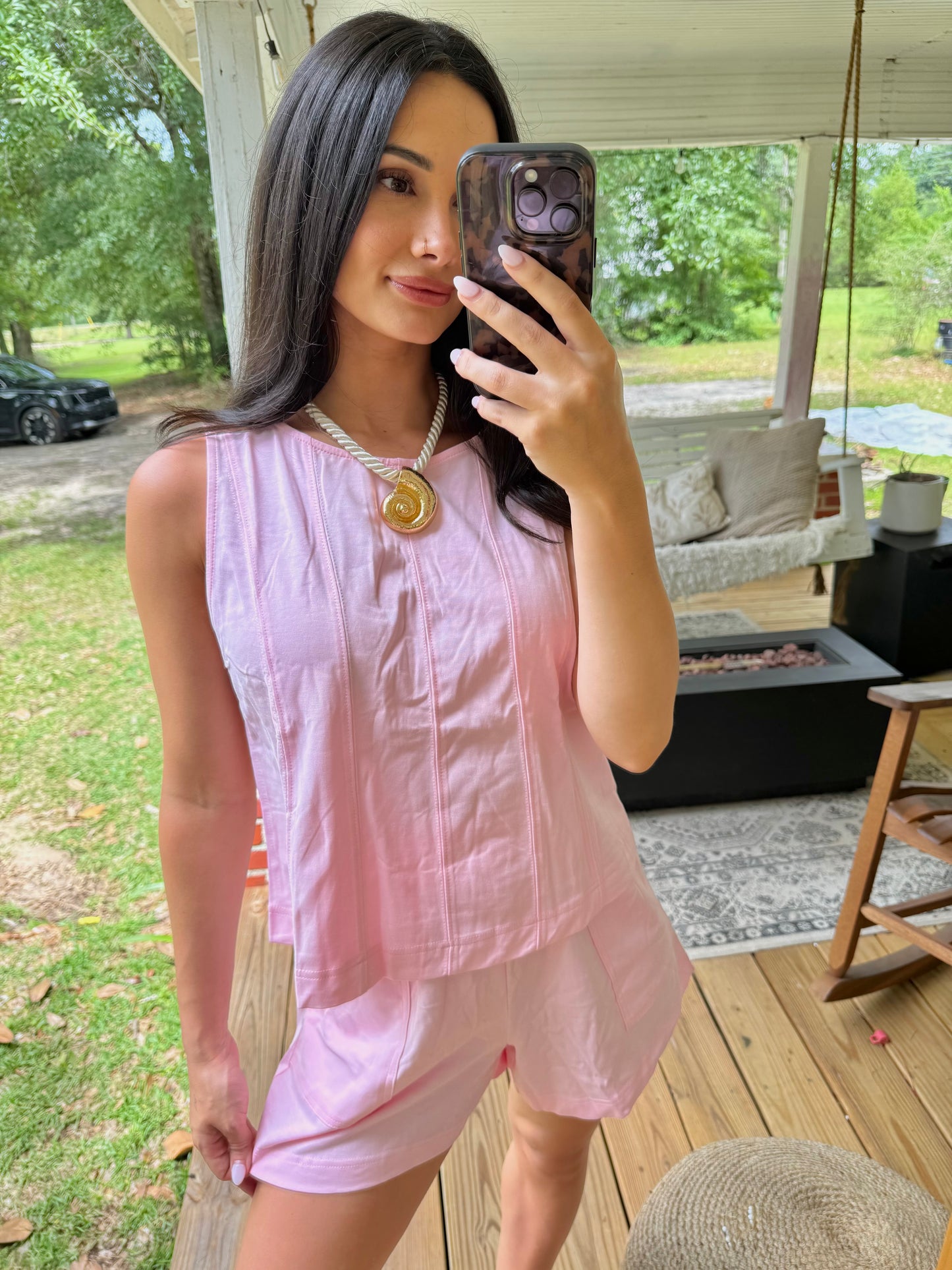 Pink top