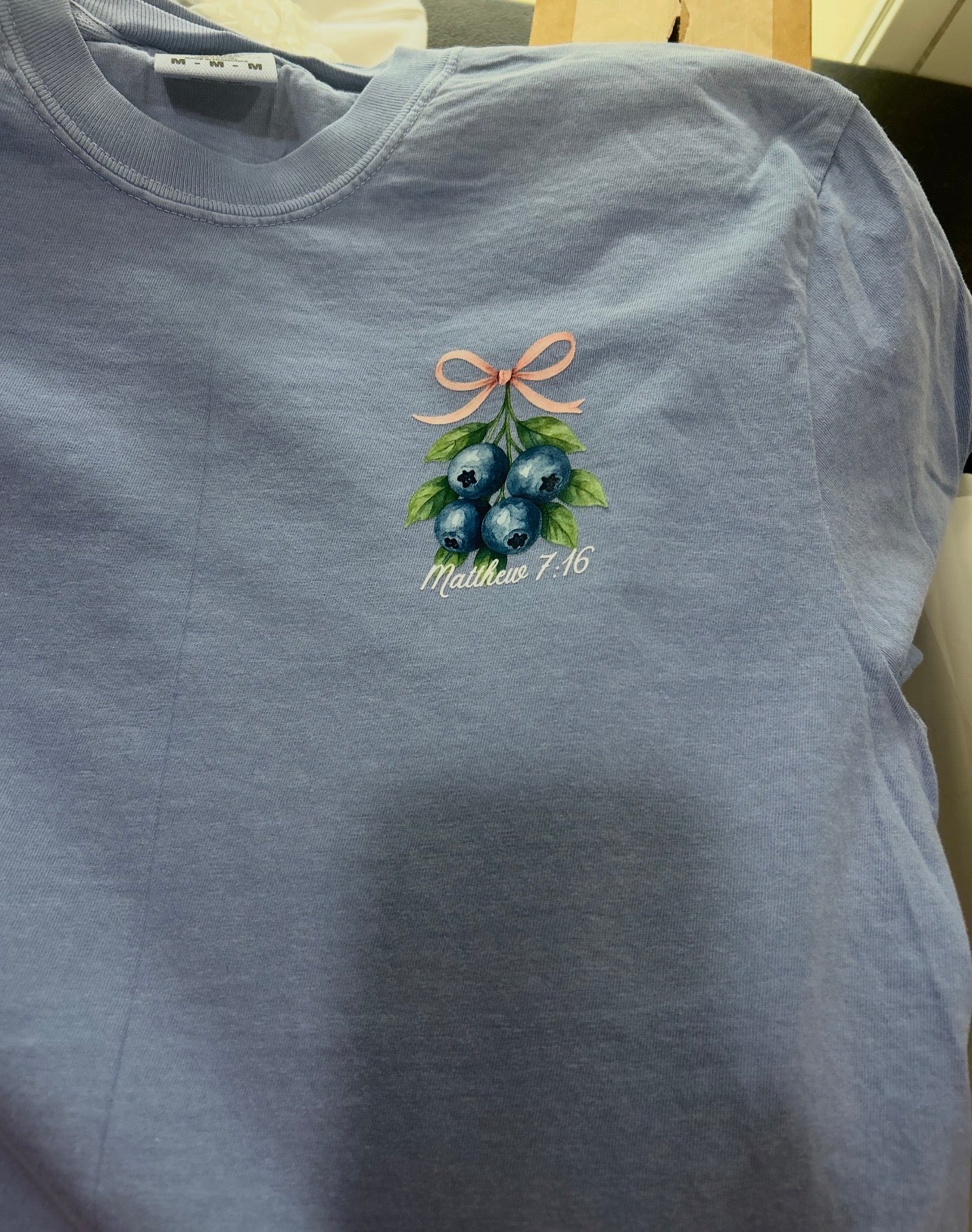 “By their fruit you will know them” comfort colors Tee