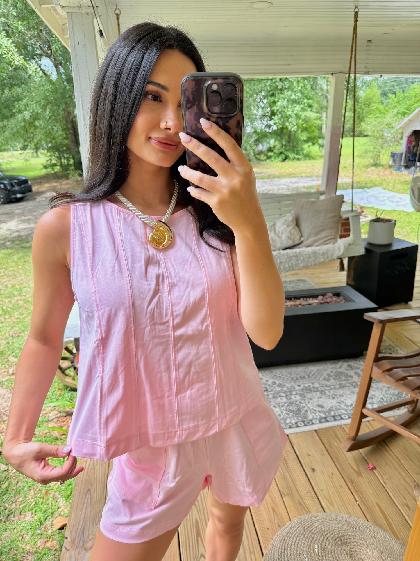 Pink top