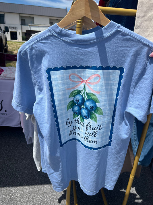 “By their fruit you will know them” comfort colors Tee