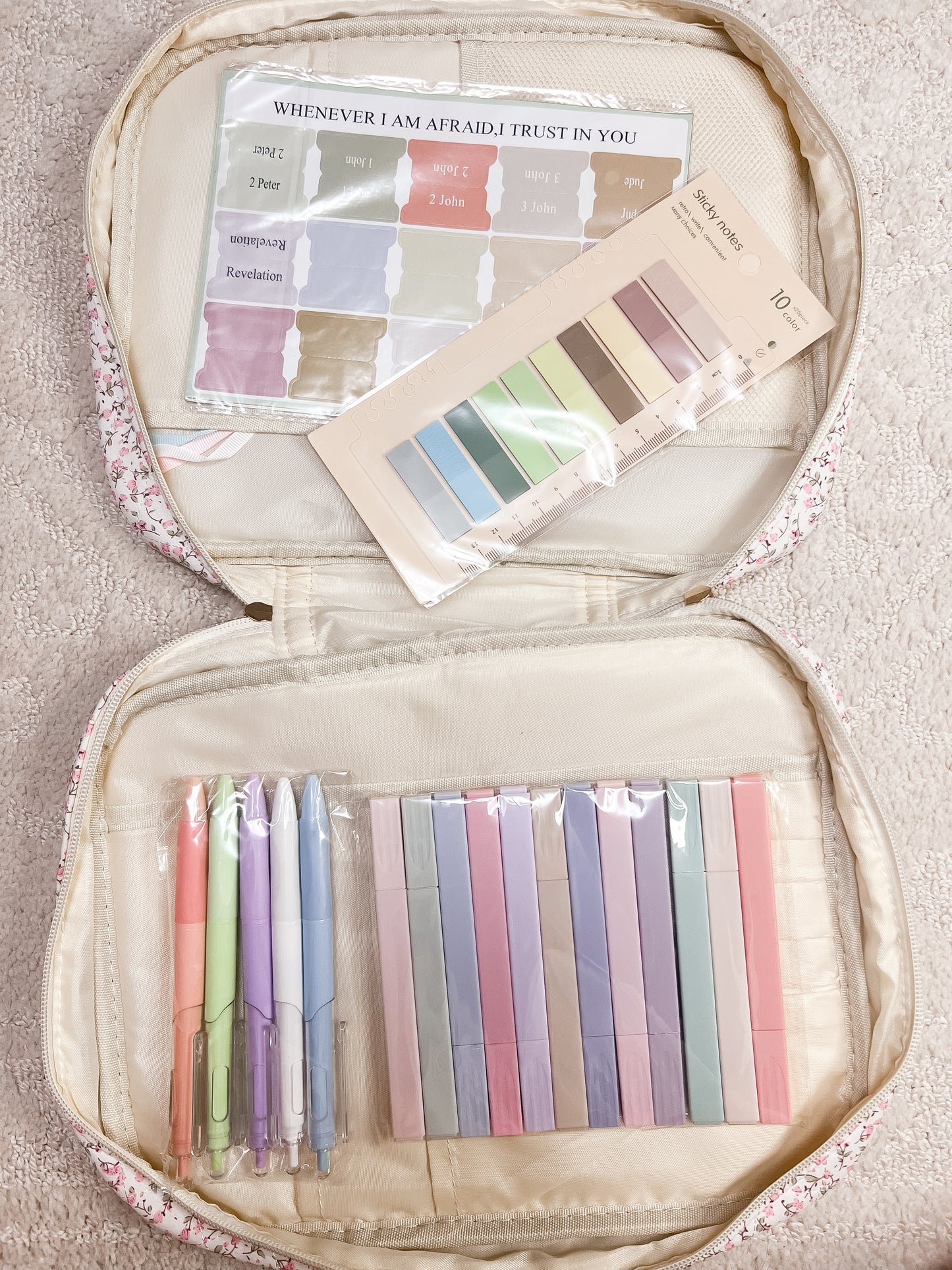 Floral bible cover