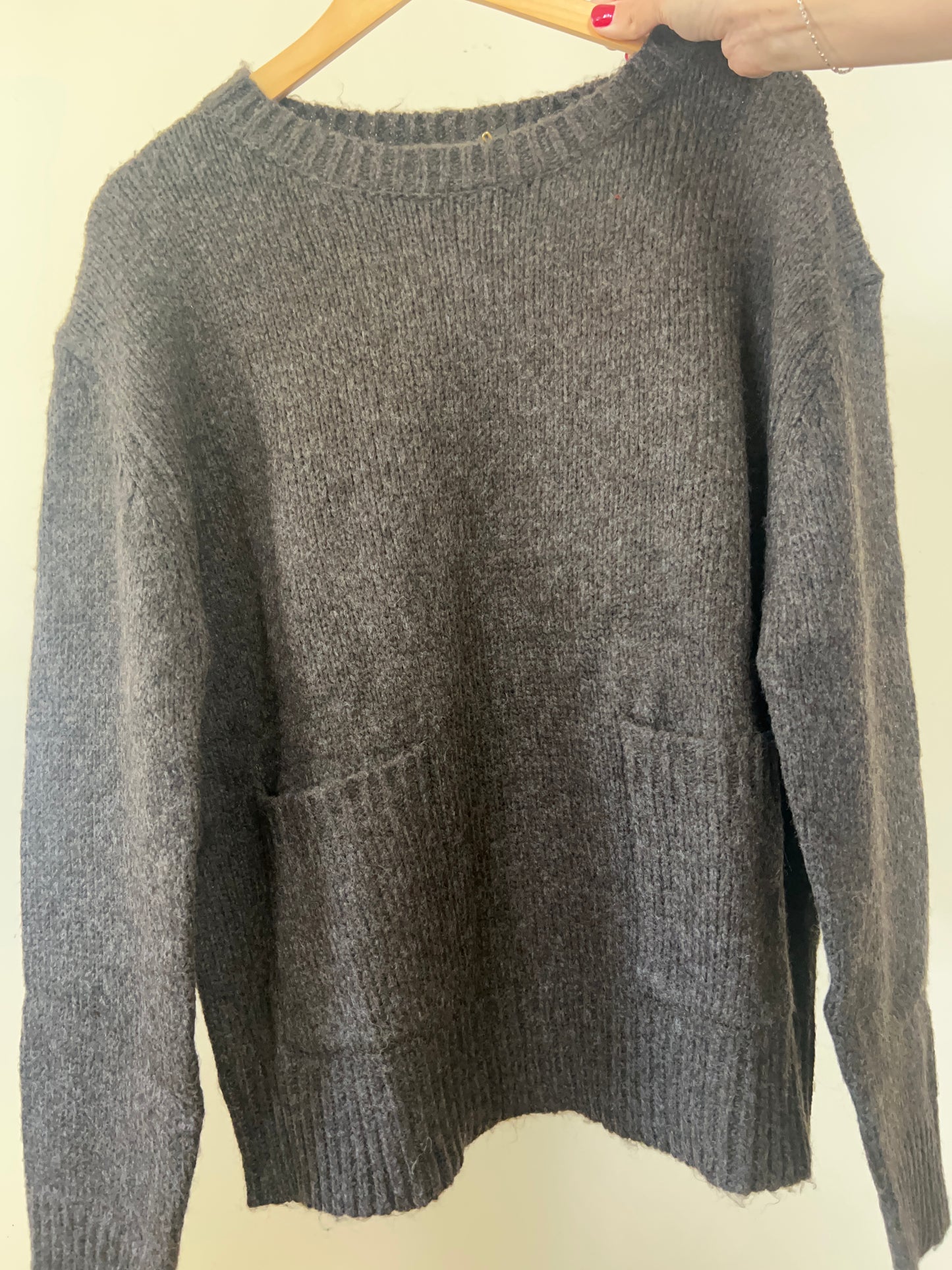 Chocolate Front Pocket Sweater