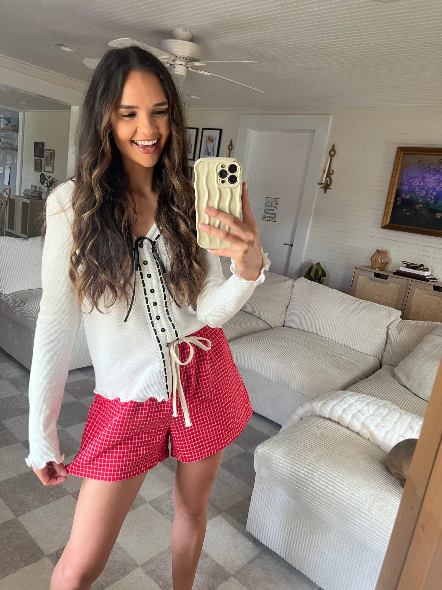 Checker Boxer Shorts
