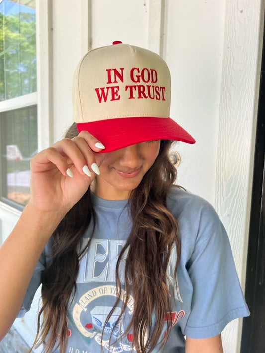 "IN GOD WE TRUST" Trucker Hat