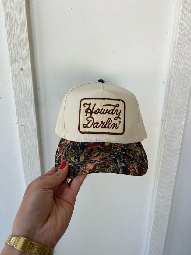 "Howdy Darlin" Patch Trucker hat