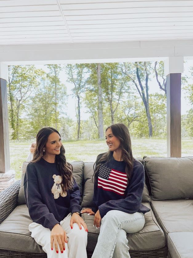 American Flag Sweater
