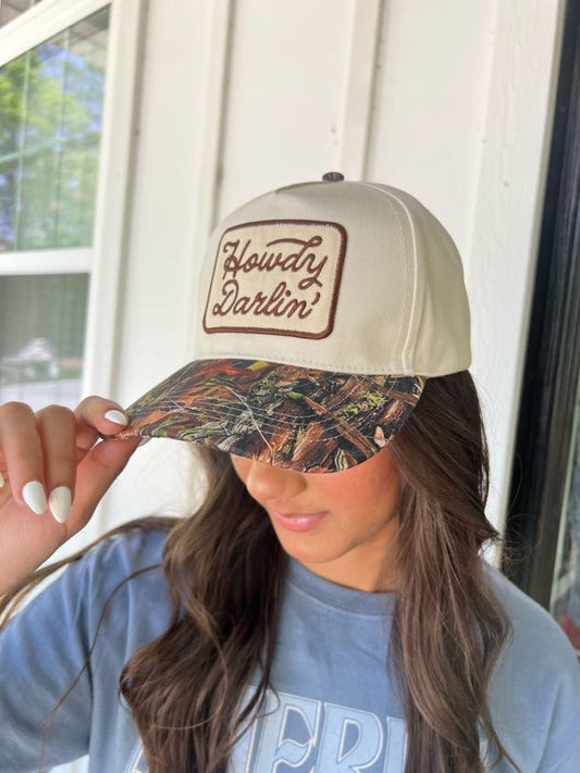 "Howdy Darlin" Patch Trucker hat