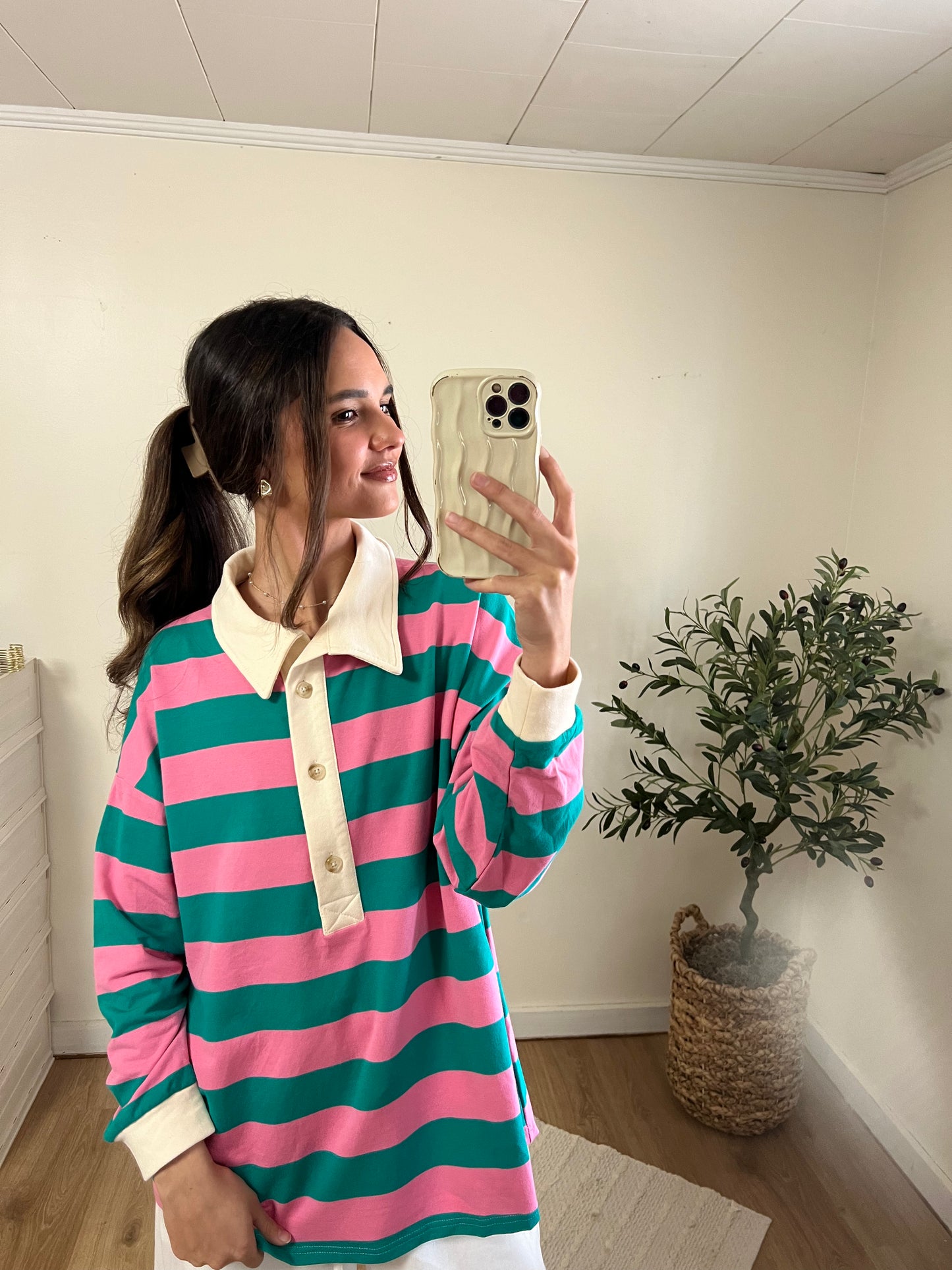 Over Sized French Terry top