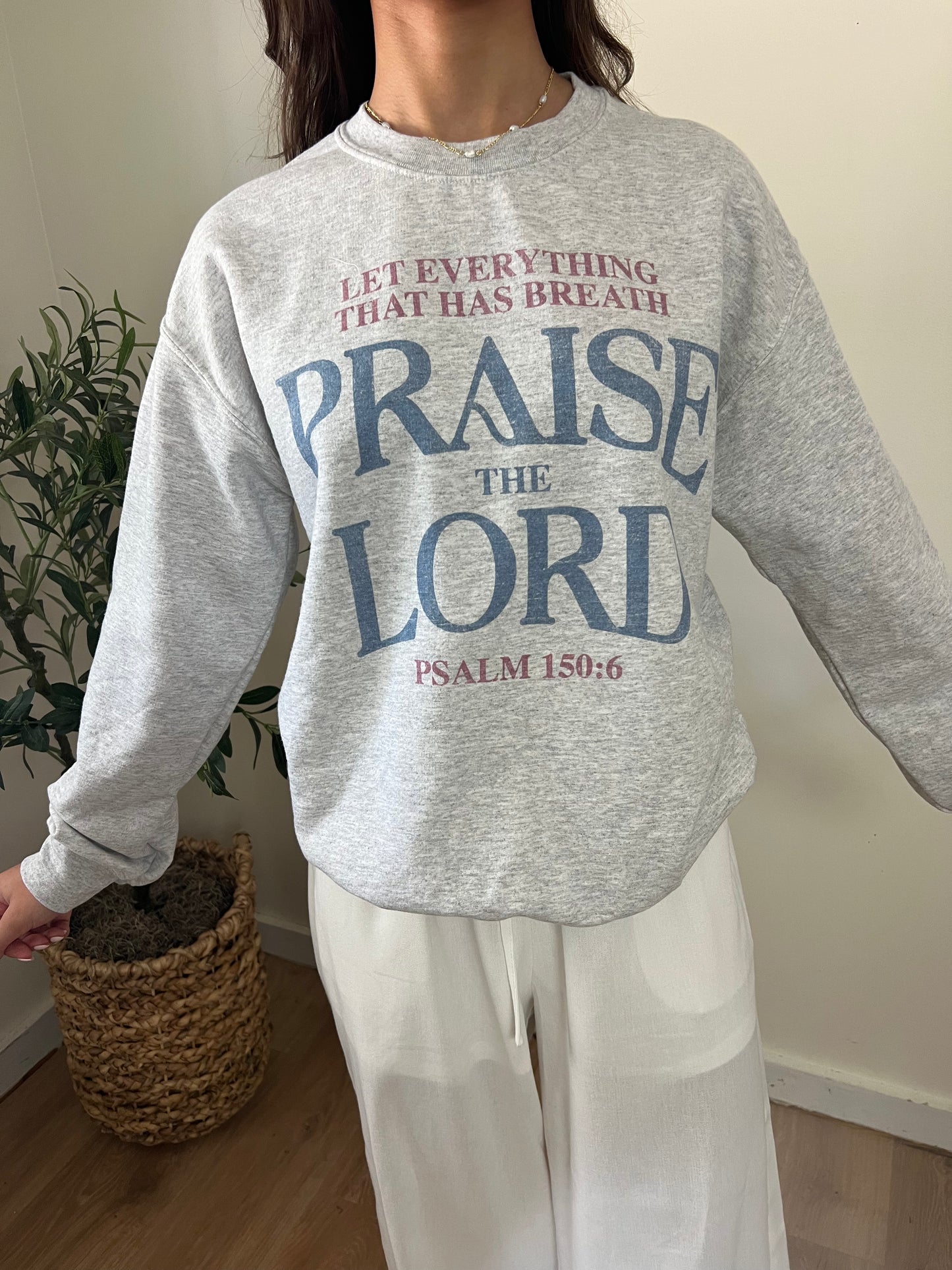 "Praise The LORD" Oversized Sweatshirt