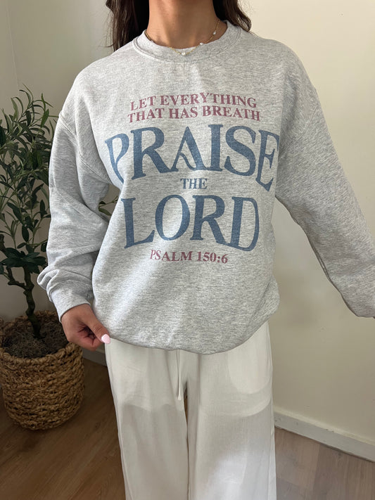 "Praise The LORD" Oversized Sweatshirt